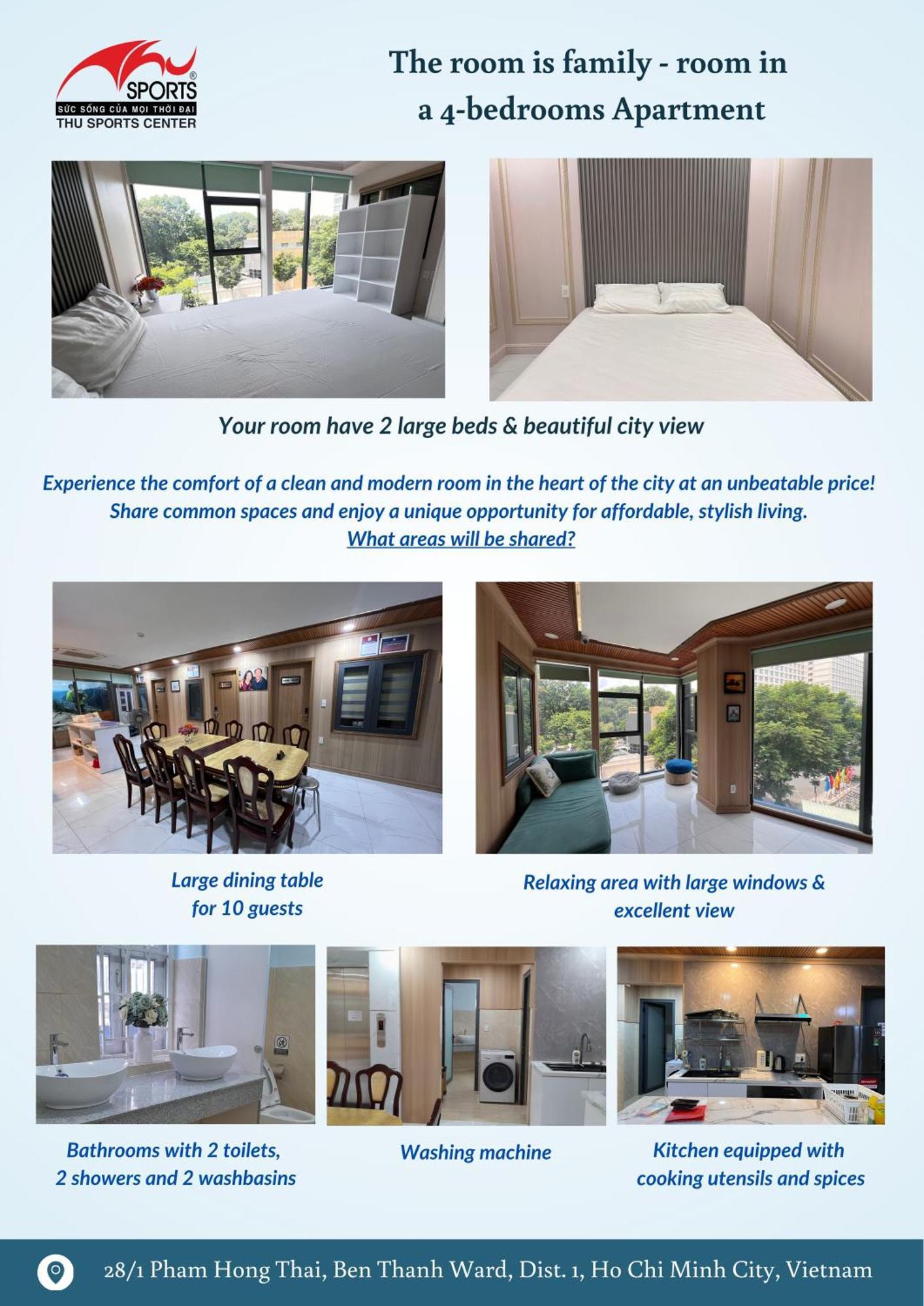 Thu'S Apartment Near Ben Thanh Market 胡志明市 外观 照片